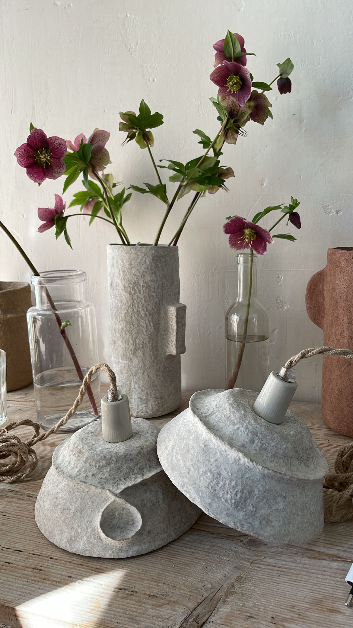 Papier-mâché ribbon walkman