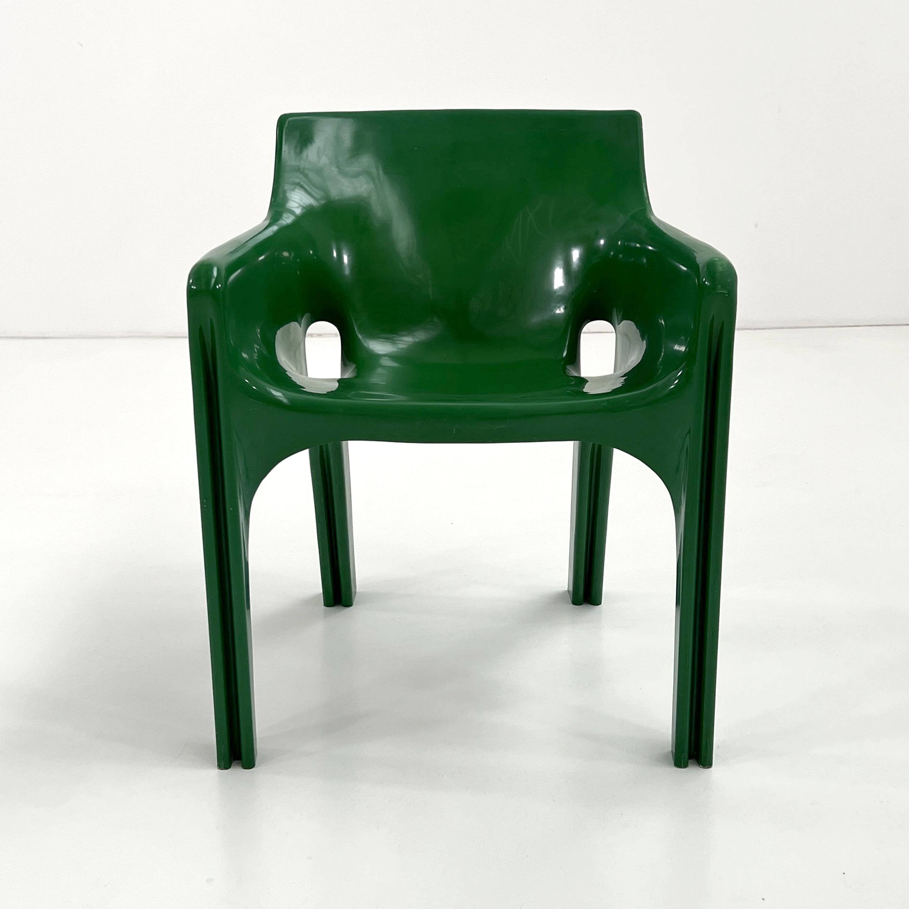Fauteuil Vert Gaudi de Vico Magistretti pour Artemide, 1970