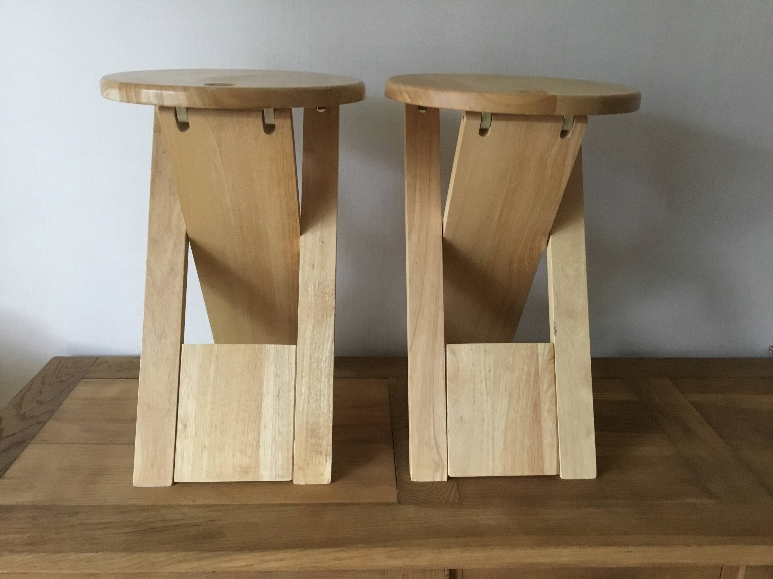 Suzi folding stools by Adrian Reed