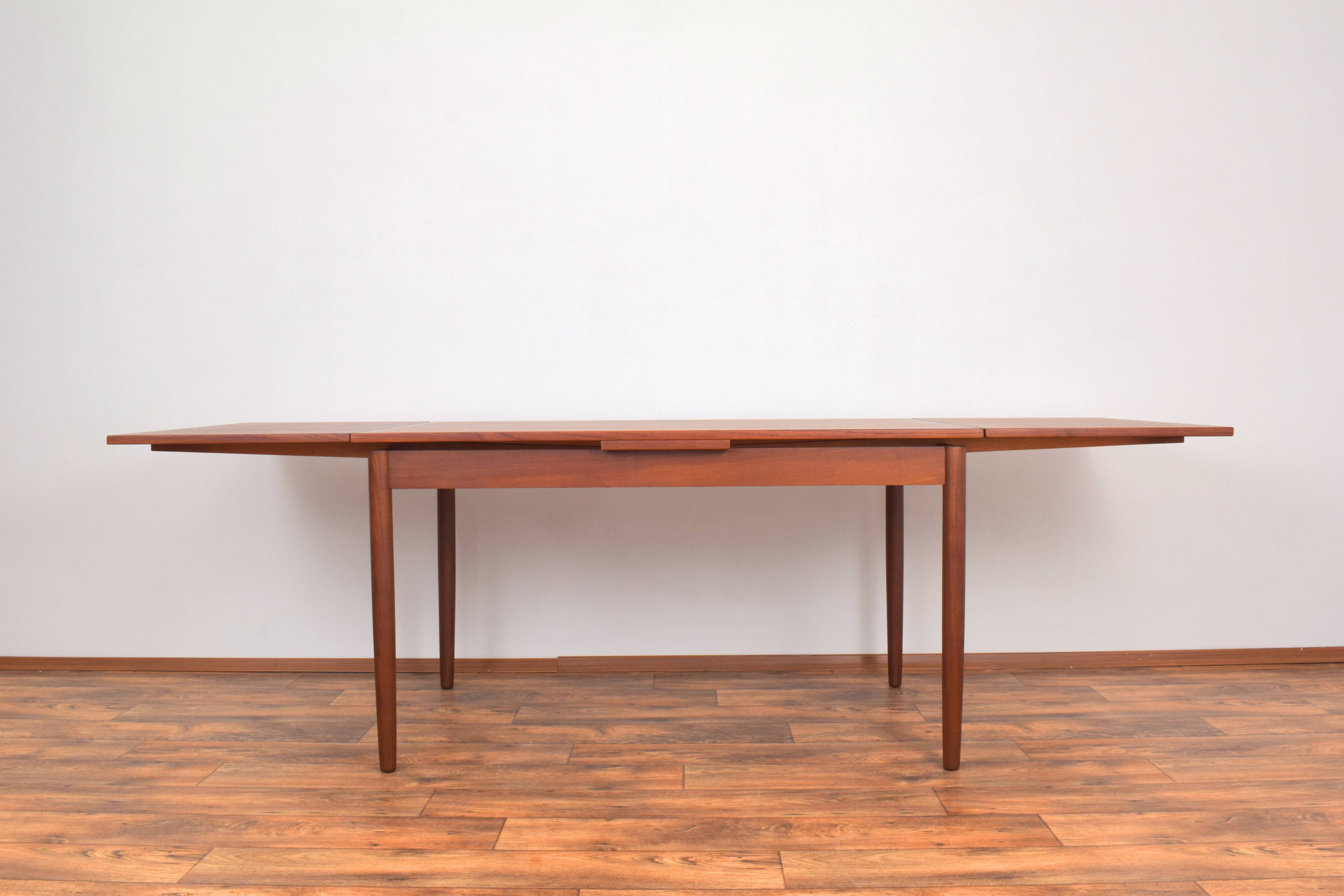 Danish teak extendable dining table