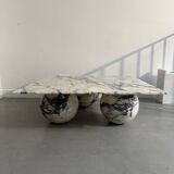 Calataca viola marble coffee table