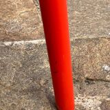 Pair of vintage red Scandinavian chairs from IKEA.