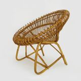 vintage rattan armchair from the 60s