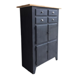 Craft furniture or top black and wood sideboard