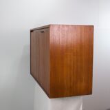 1960 teak wall desk, vintage secretary
