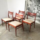 Set de 4 chaises scandinaves