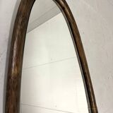 Large rattan wall mirror 1970’s