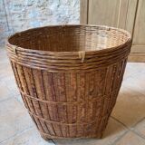 Rattan and wicker basket