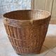 Panier en rotin et osier
