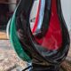 Large modernist lamp "Jamet Paris" in vintage ceramic