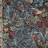 Tapisserie vignes et acanthes d'après William Morris en points des Meurins