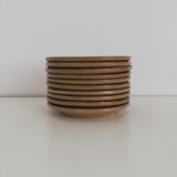 Vintage stoneware dessert plates