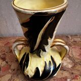 Vintage amphora vase signed JTF from Vallauris