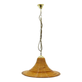 Suspension vintage en bambou, années 1970