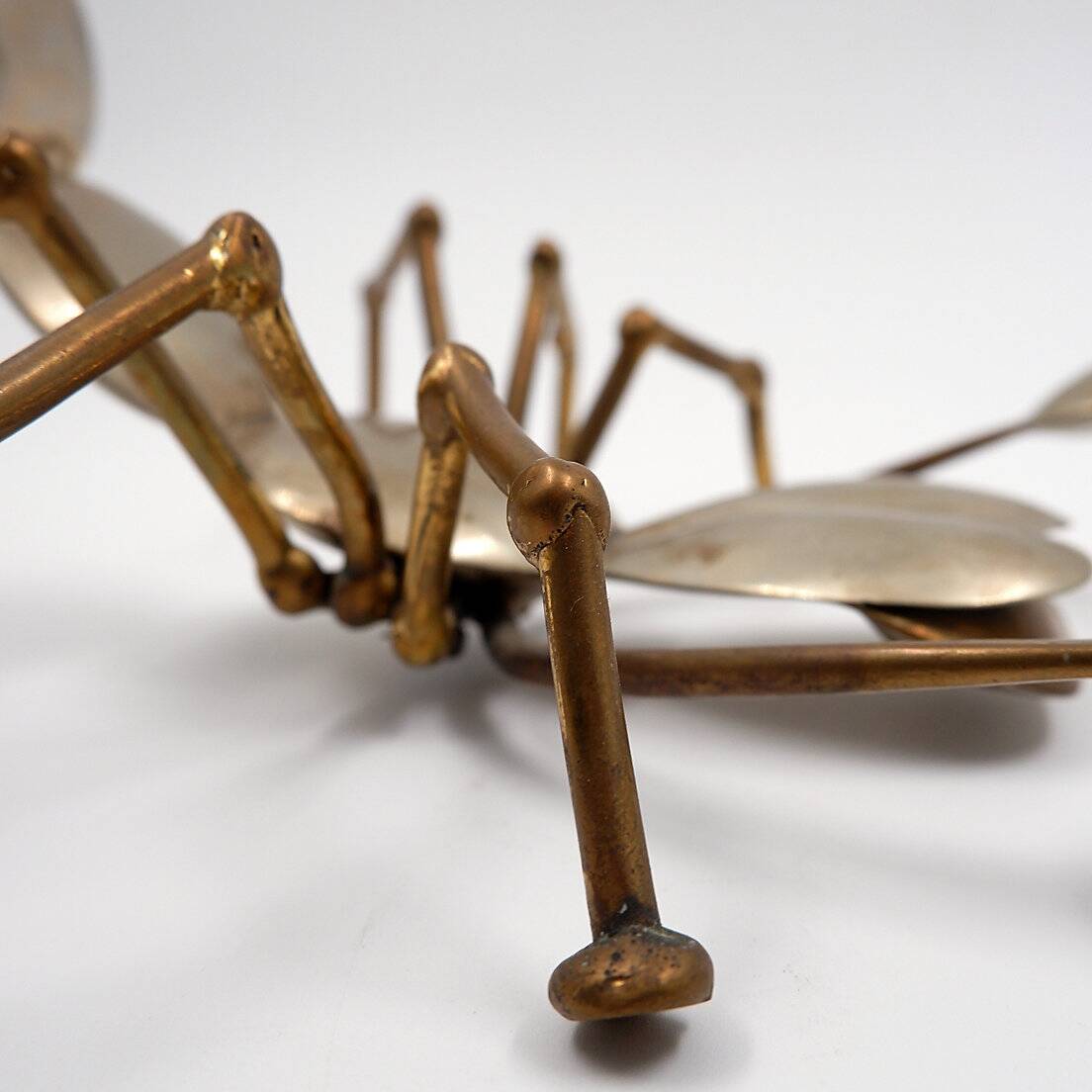 Brass and metal scorpion - 1970s