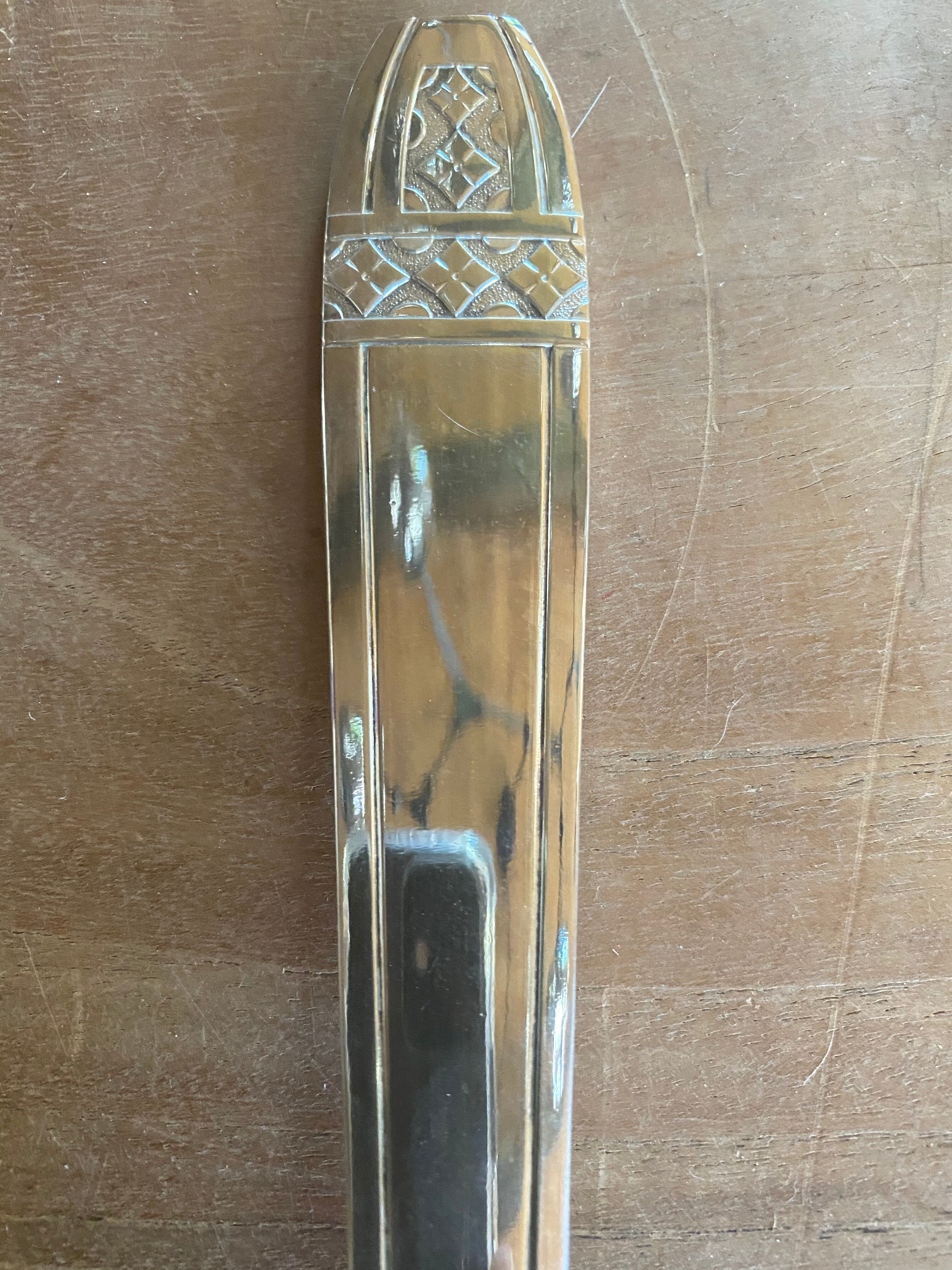 Art Deco cutlery housewife 12 people