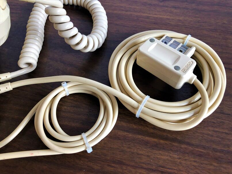 Téléphone PTT vintage Socotel S63 à cadran, 1982