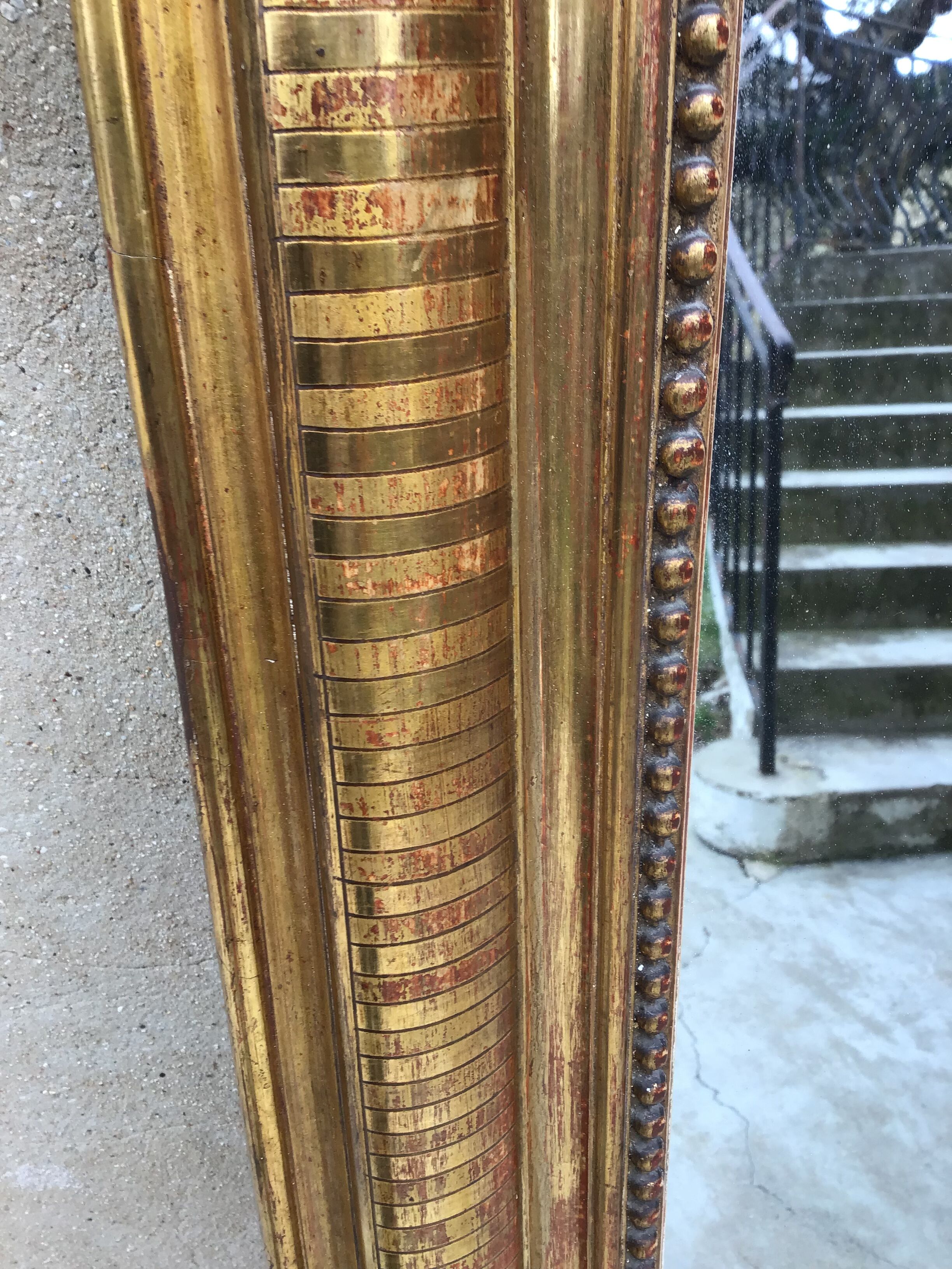 Mirror Louis Philippe gilded 142x98