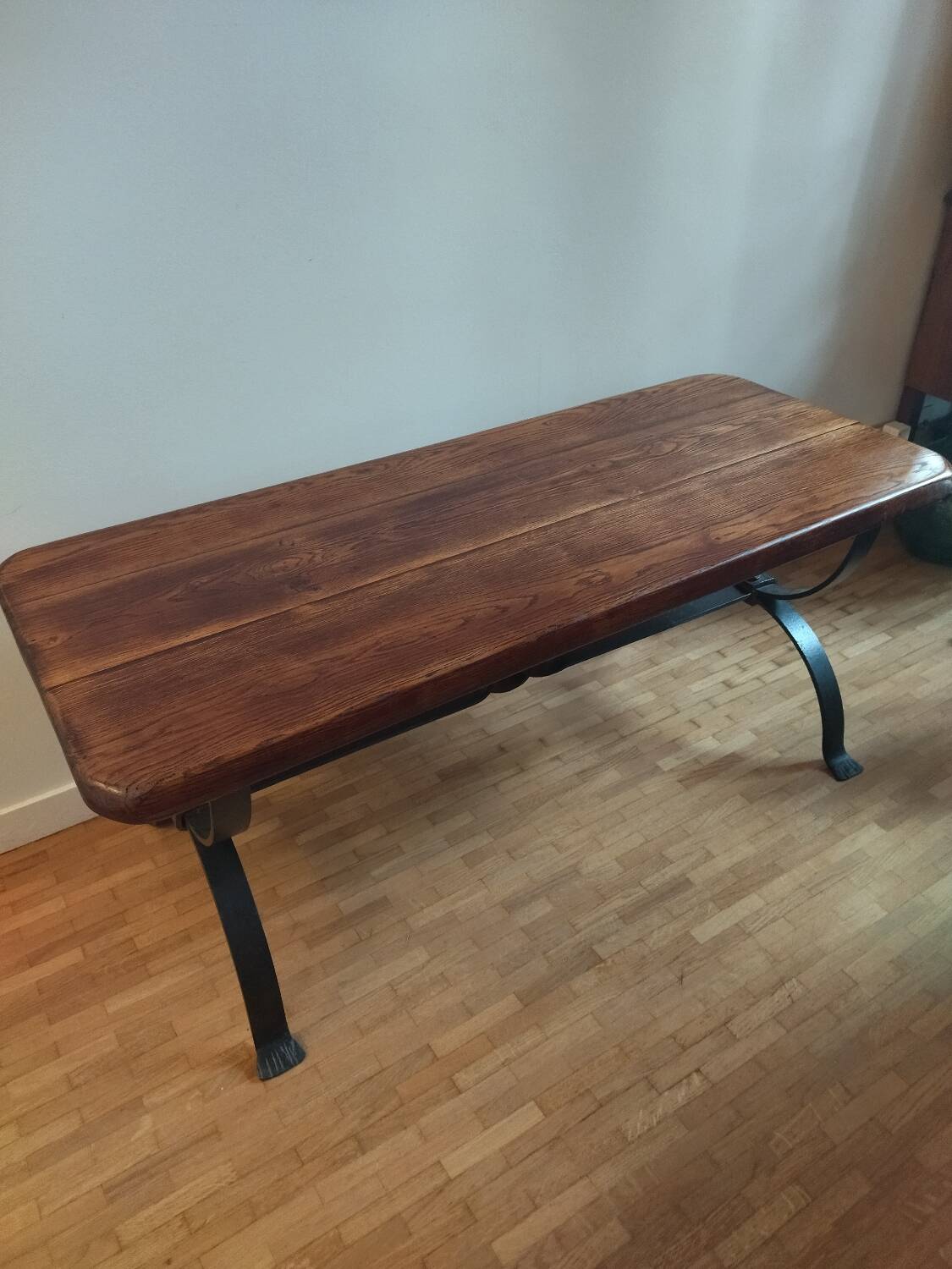 Vintage oak coffee table