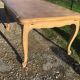 Louis XV style table in stripped and lightened oak