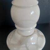 Alabaster lamp foot