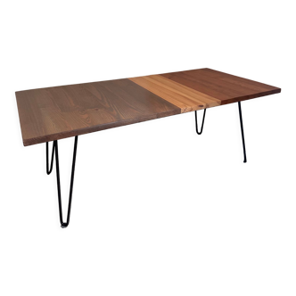 Table basse en bois massif