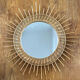 Rattan sun mirror
