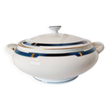 Christofle Pavillon soup tureen for Limoges Model Iriana Blue