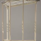 Console table with marble top, 1940s