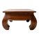 Traditional brown wooden coffee table