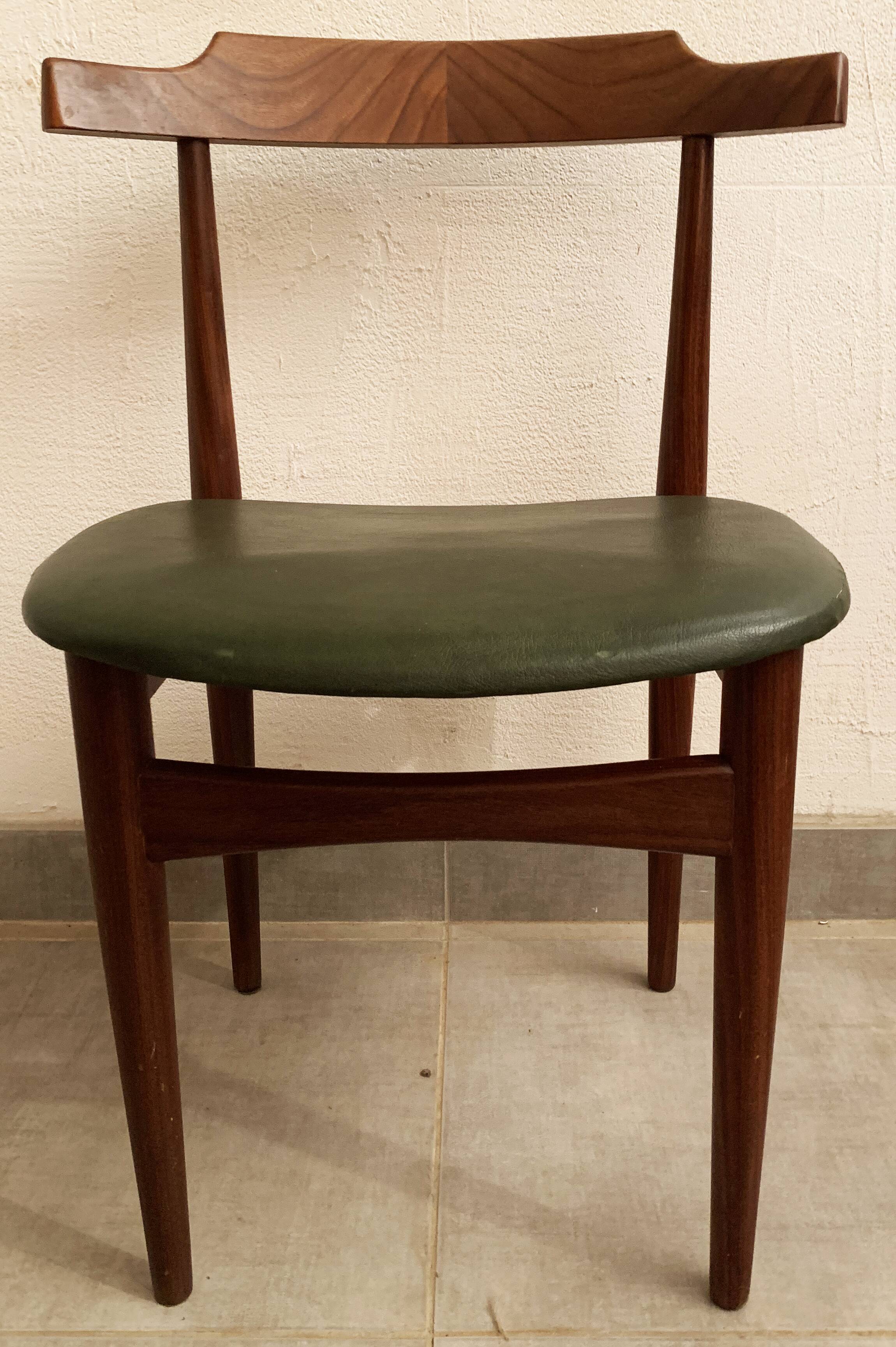 Ensemble de 6 chaises danoises de Hans Olsen pour le fabricant Frem Røjle