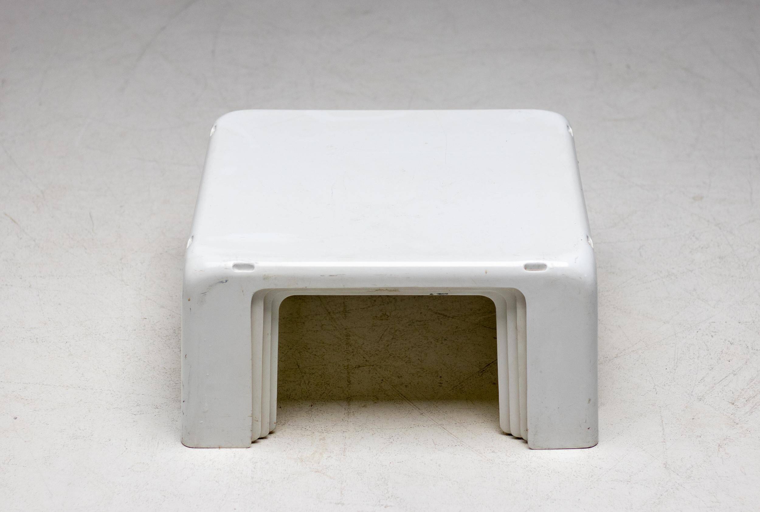 Set of four nesting tables by Mario Bellini, Quattro Gatti, Italy, 1967.