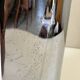 Fish lamp signed vintage design 50s