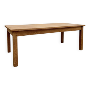 Table de ferme en chêne - contemporaine