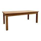 Large contemporary solid oak farmhouse table
