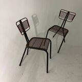 Paire de chaises rene malaval