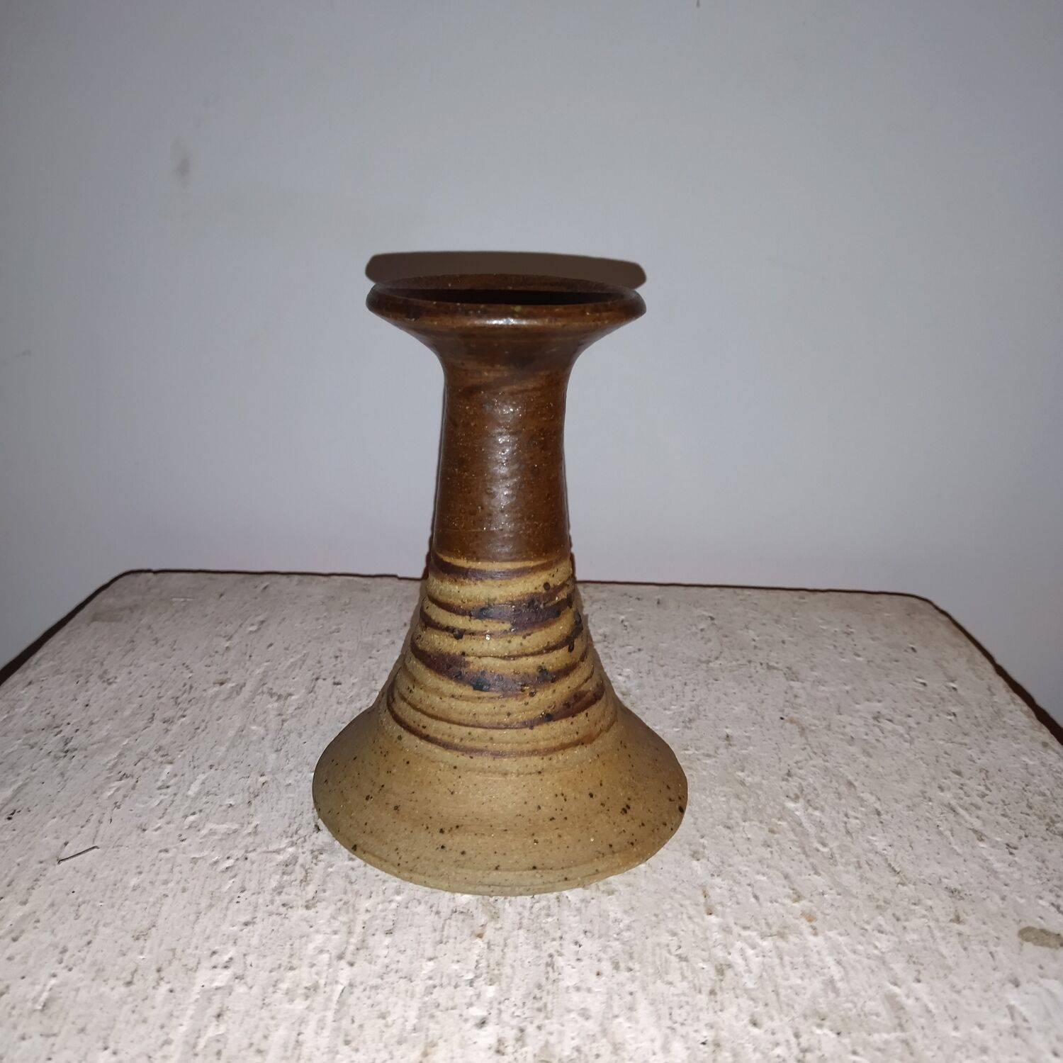 Scandinavian sandstone candle holder Tue Poulsen Denmark
