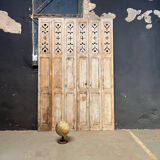 Old shutters in patinated chene