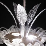 Art Decò, Barovier & Toso Chandelier, Murano Glass, 1950s