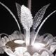 Lustre Art Déco, Barovier & Toso, verre de Murano, années 1950