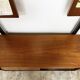 Vintage teak coat holder with teak veneer