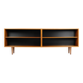Mid-Century Teak Sideboard Bücherregal Regal Lowboard WK 60er Vintage