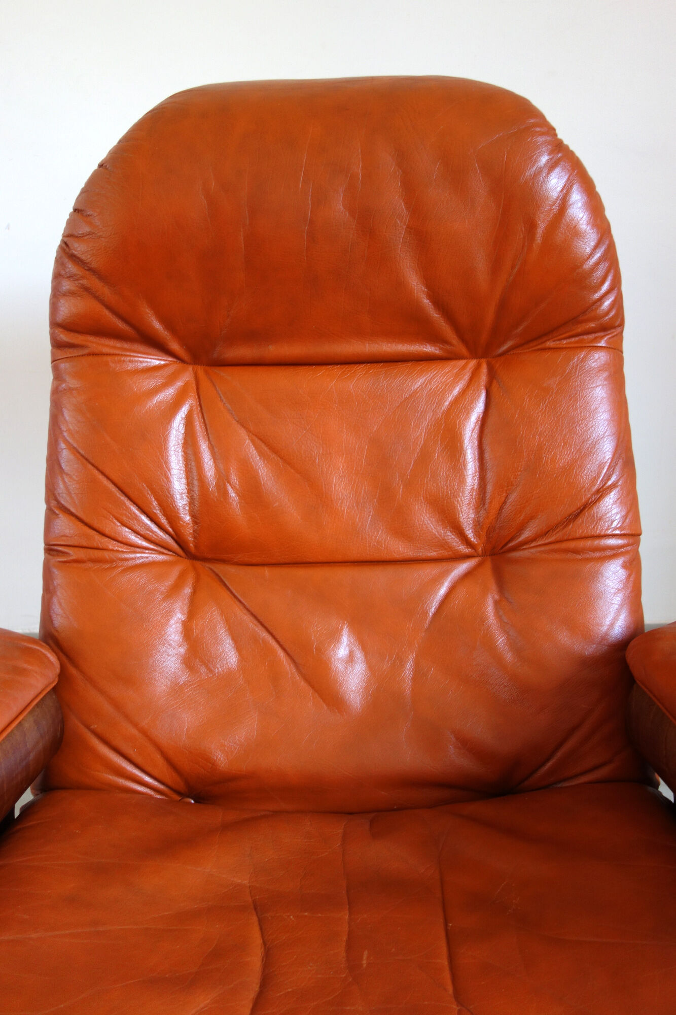 Leather armchair G Mobel, Sweden 60s