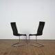 Set of 6 cane and chrome dining chairs by Axel Bruchhäuser for Tecta