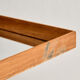 Framed mirror in teak