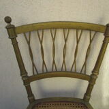 Antique chair, gilded-canned