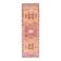 Vintage Turkish Hand-Knotted Wool Cotton Pink Runner 101x333