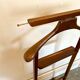 Valet de chambre on dark wood wheels