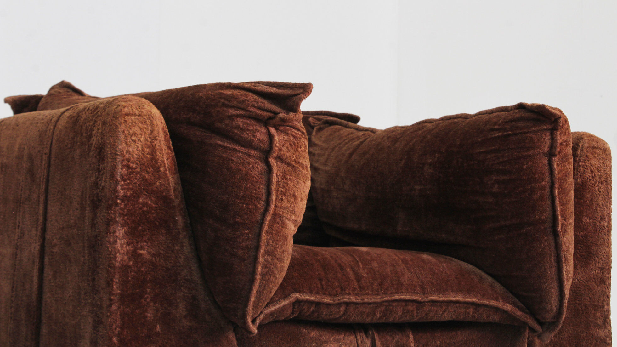 Vintage Italian brown armchair 1970s