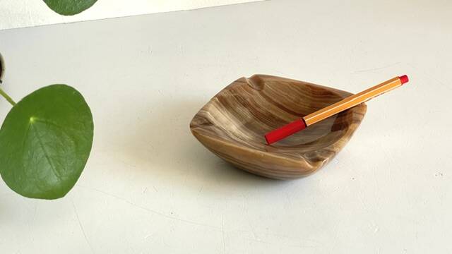 ONYX ASHTRAY Vintage Marble